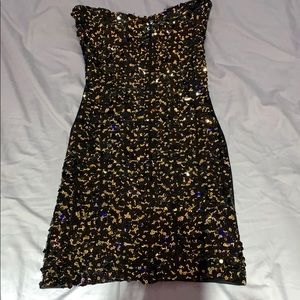 Sequin mini dress